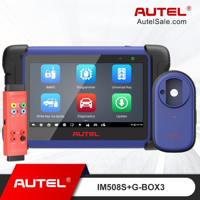 2024 Autel MaxiIM IM508S Advanced IMMO and Key Programming Tool (No Area Restriction) with G-BOX3